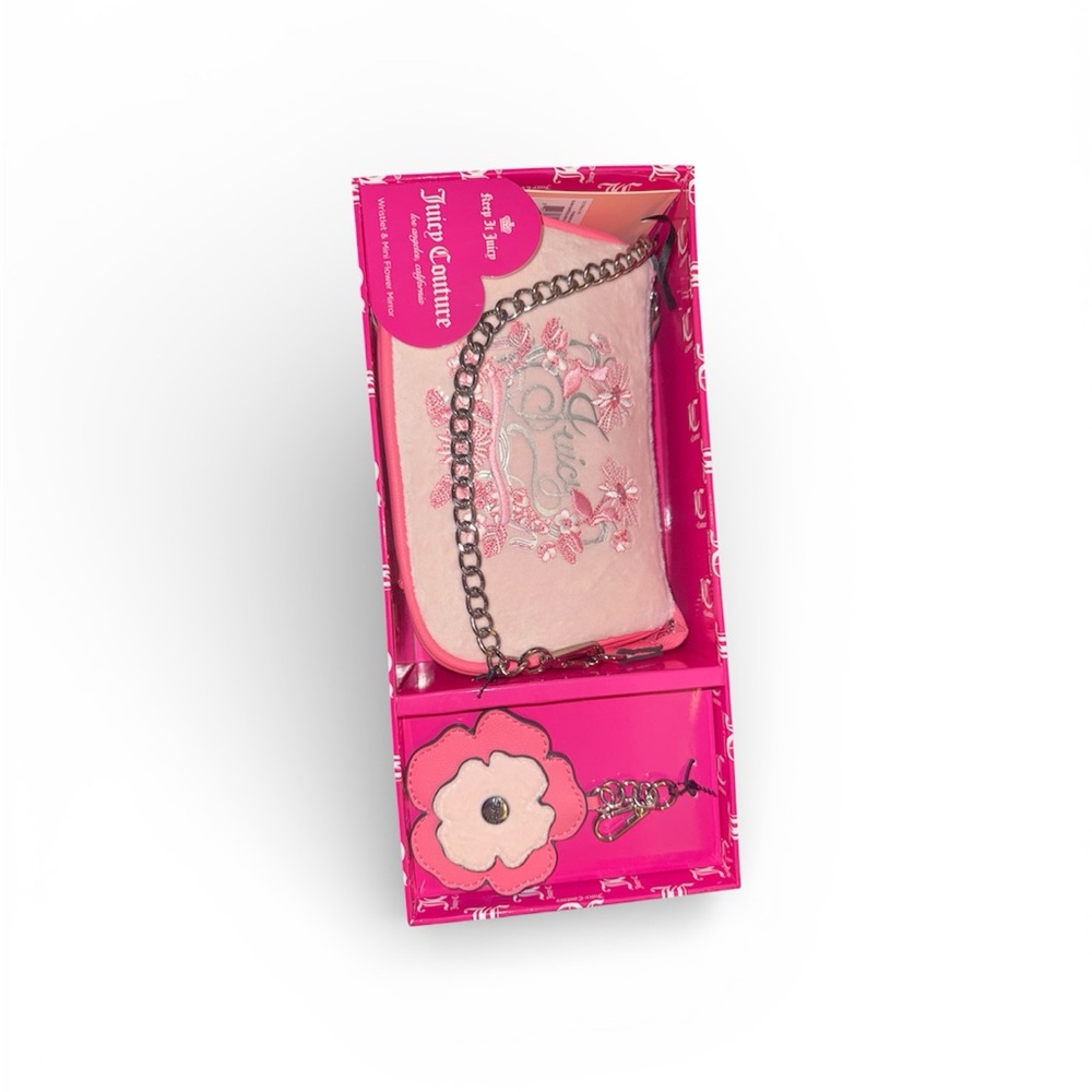 Juicy Couture Pink Floral Embroidered Chain with Flower Charm
 70 for 2
35 for 1